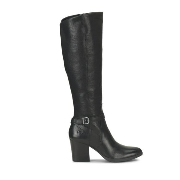 Born Esla Black Leather Boots - Picture 2 of 10